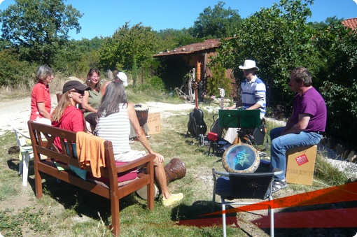 Trommelsessions in der Toskana 2011